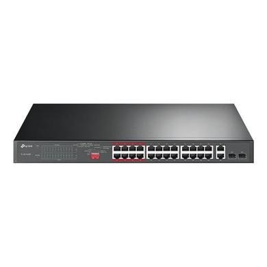 Image of TP-Link TL-SL1226P 24-Port PoE Rack Mountable Unmanaged Switch TL-SL1226P Grey