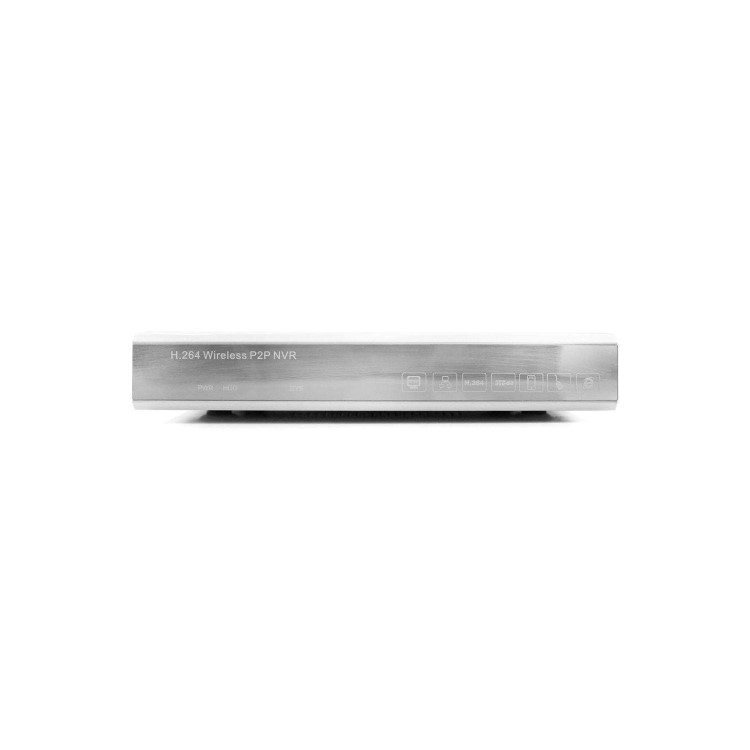 electriQ 4 Channel HD 1080p Network Video Recorder with 4 x 720p Bullet Wi-Fi Cameras - Hard Drive required
