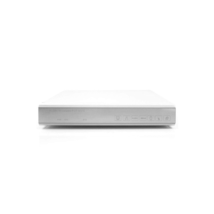 electriQ 4 Channel HD 1080p Network Video Recorder with 4 x 720p Bullet Wi-Fi Cameras - Hard Drive required