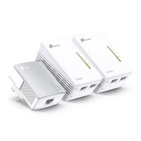 TP-LINK TL-WPA4220T KIT 300Mbps AV600 Wireless N Powerline Adapter Triple Kit TP-LINK TL-WPA4220T KIT 300Mbps AV600 Wireless N Powerline Adapter Triple Kit