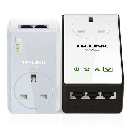 TP-Link TL-WPA4230P KIT 300Mbps Wireless Powerline Adapter Starter Kit AC Pass Through