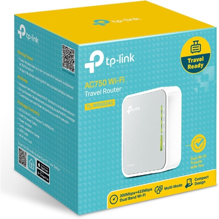 TP-Link TL-WR902AC - Wireless router - 802.11a/b/g/n/ac - Dual Band