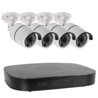 electriQ 4 Camera 1080p HD DVR CCTV System No HDD