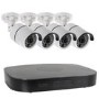 electriQ 4 Camera 1080p HD DVR CCTV System No HDD