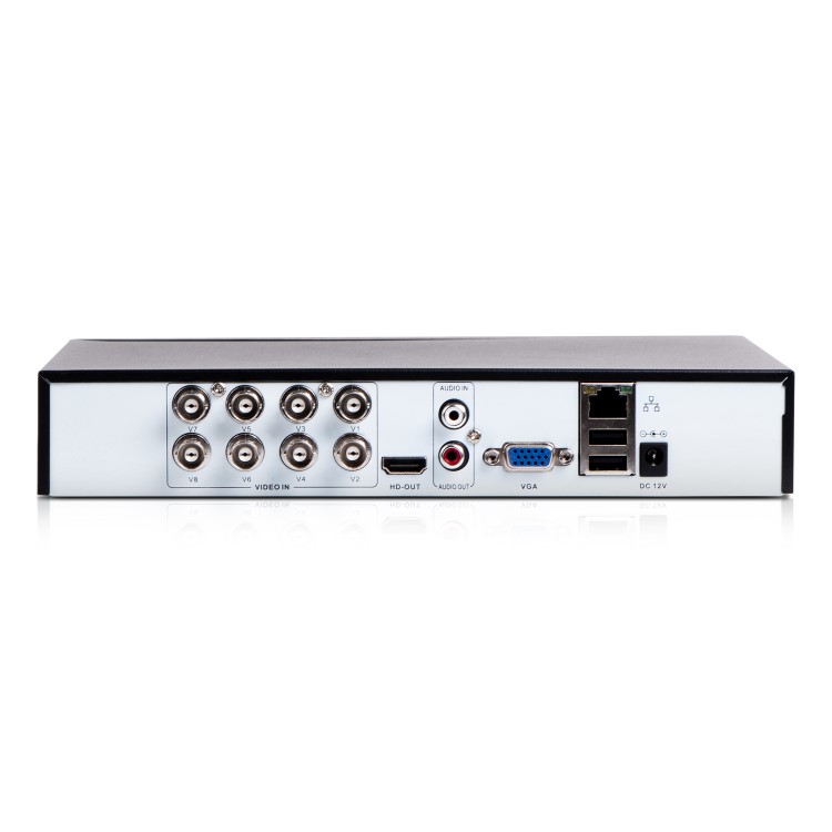 electriQ 4 Camera 4K Ultra HD DVR CCTV System - No HDD