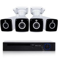 electriQ 4 Camera 4K Ultra HD DVR CCTV System - No HDD