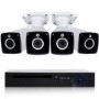 electriQ 4 Camera 4K Ultra HD DVR CCTV System - No HDD
