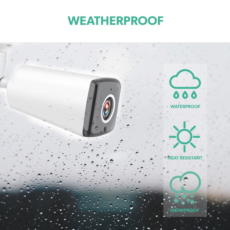electriQ 4 Camera 4K Ultra HD DVR CCTV System - No HDD