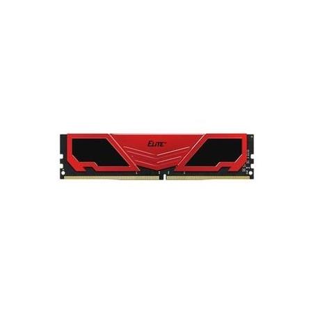TEAM ELITE+ Red Heatsink 8GB DDR4 2400MHz Non-ECC DIMM Memory