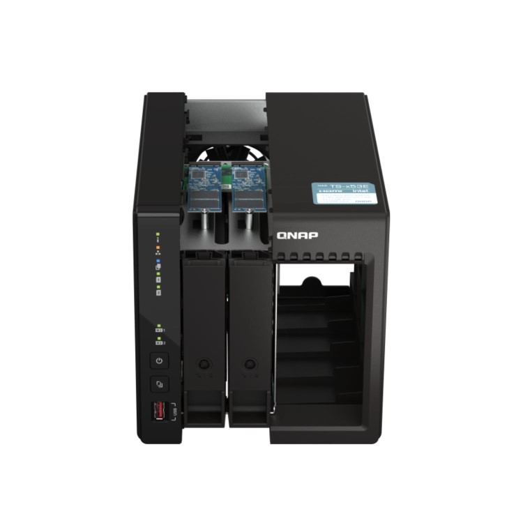 QNAP TS-253E 8GB RAM with 12TB Installed Storage 2 Bay SATA Desktop NAS