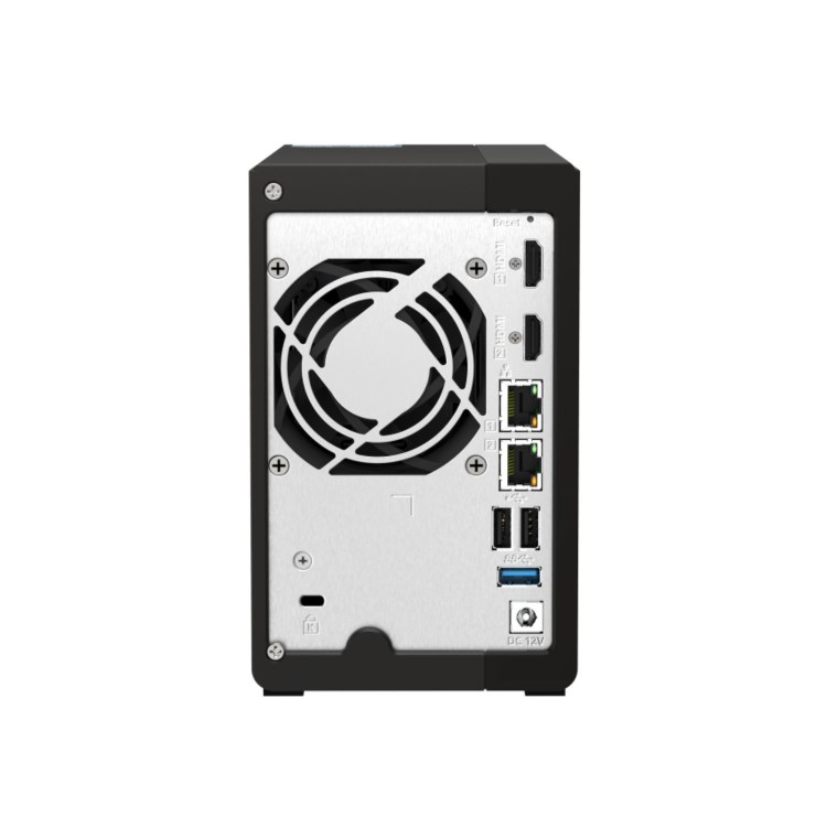 QNAP TS-253E 8GB RAM with 12TB Installed Storage 2 Bay SATA Desktop NAS