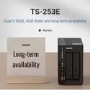QNAP TS-253E 8GB RAM with 12TB Installed Storage 2 Bay SATA Desktop NAS