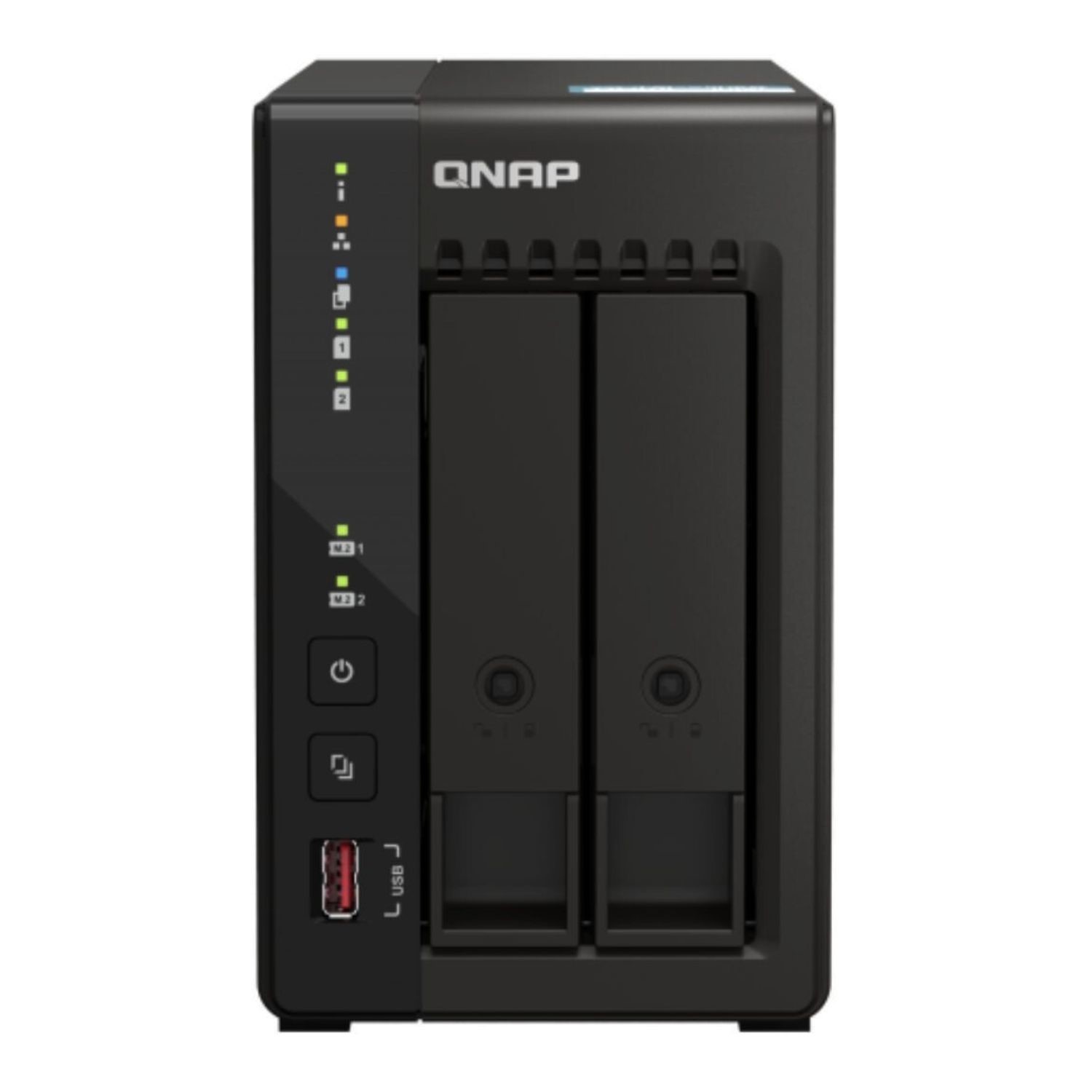 Qnap Black Ts-253E-8G 2 Bay Desktop Nas