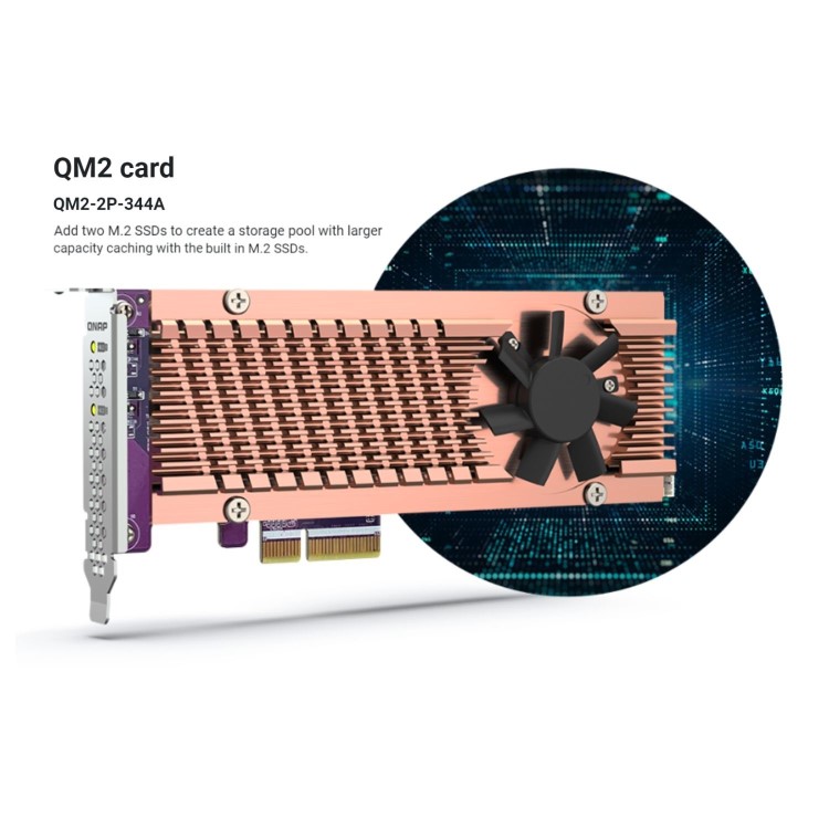 QNAP TS-264 8GB RAM with 20TB Installed Storage 2 Bay SATA Desktop NAS