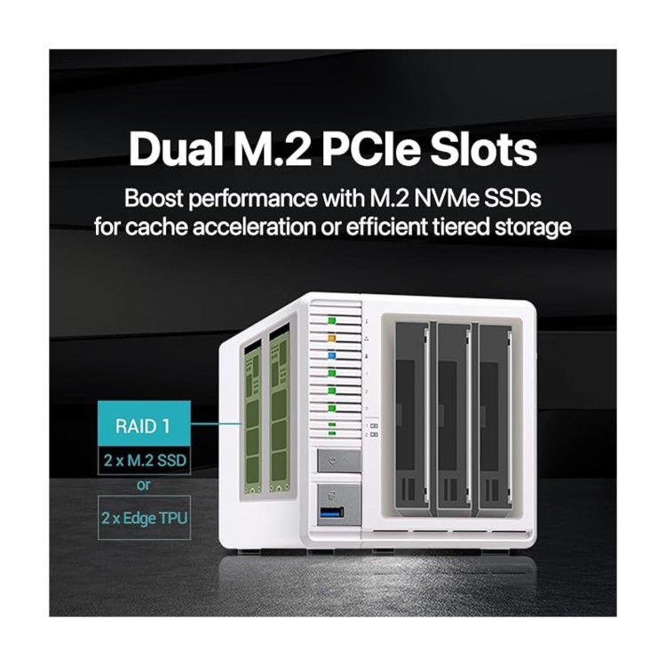 QNAP TS-364-4G 3 Bay Desktop NAS Expansion Enclosure