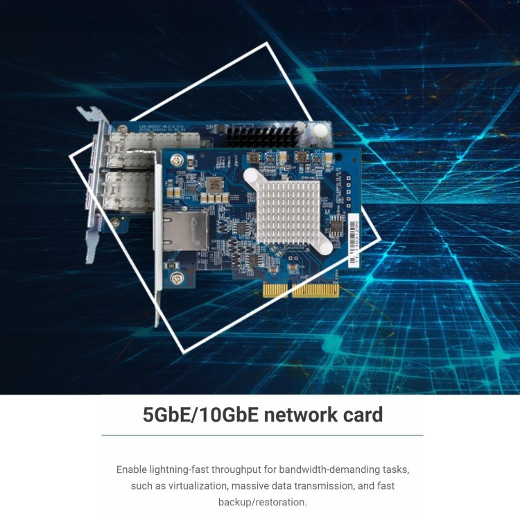 QNAP TS-473A 8GB RAM with 16TB Installed Storage 4 Bay SATA Desktop NAS Storage