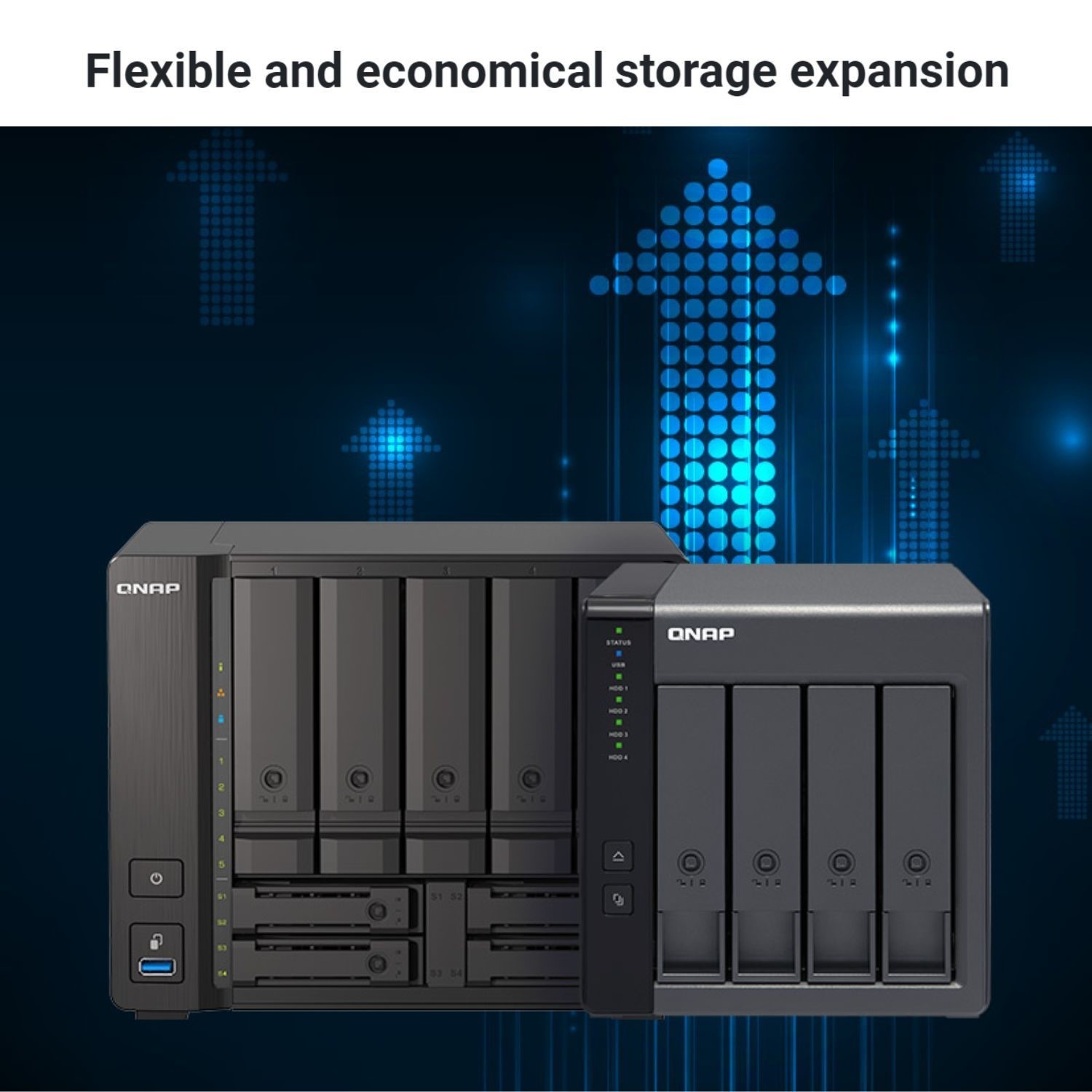 Tosh Rasm QNAP TS-h973AX 8GB RAM with 30TB Installed Storage 9 Bay SATA Desktop ...