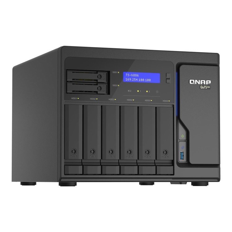 QNAP TS-h886-D1622-16G 6 Bay Desktop NAS