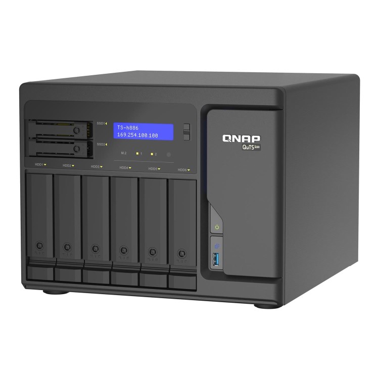 QNAP TS-h886-D1622-16G 6 Bay Desktop NAS