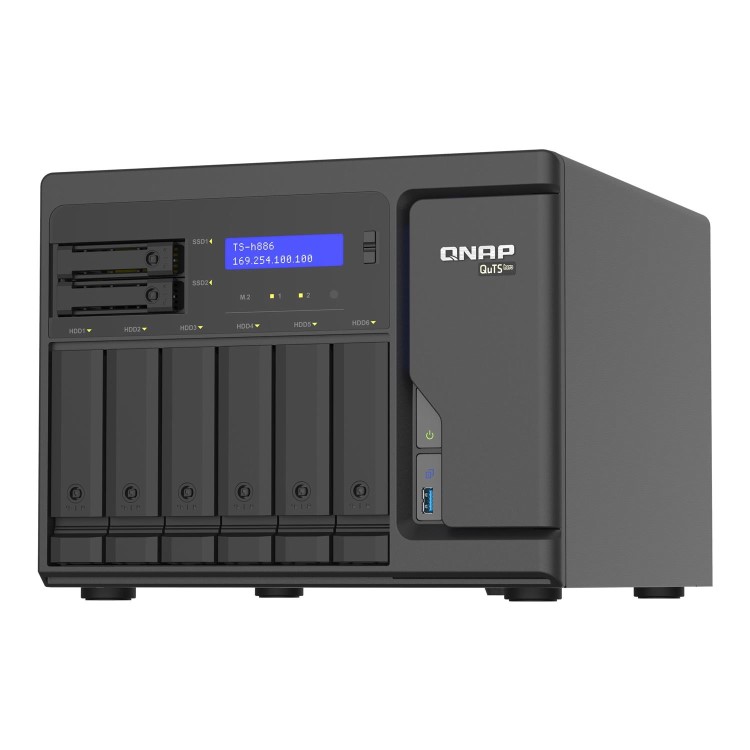 QNAP TS-h886-D1622-16G 6 Bay Desktop NAS