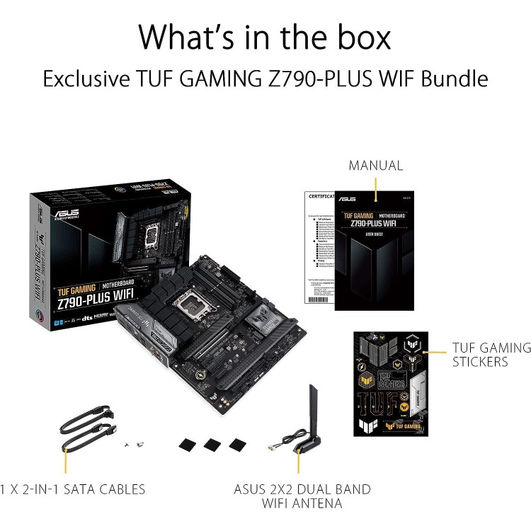 ASUS TUF Gaming Z790-PLUS Intel Z790 LGA 1700 DDR5 ATX Motherboard