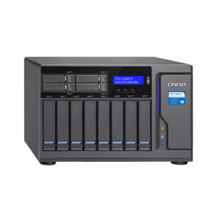 QNAP TVS-1282T3-i7-64G 12 Bay 16GB Diskless Desktop NAS