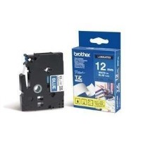 BROTHER TZE535 12mm  White On Blue Tape