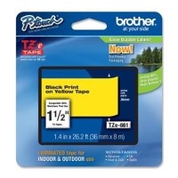 Brother TZE661 36mm Black on Yellow Tape