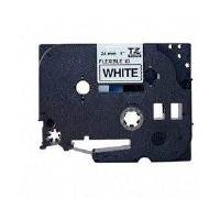 Bro 24mm Black on White Tape