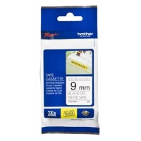 BROTHER TZES221 Black on White 9mm Str