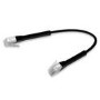 Ubiquiti UniFi CAT6 0.1m Ethernet Cable Patch Lead Bendable Booted RJ45 - Black