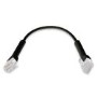 Ubiquiti UniFi CAT6 0.1m Ethernet Cable Patch Lead Bendable Booted RJ45 - Black