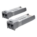UACC-OM-MM-10G-D-2 Ubiquiti UACC-OM-MM-10G-D 10-Gigabit Multimode Fibre SFP+ Transciever Module - 2 Pack