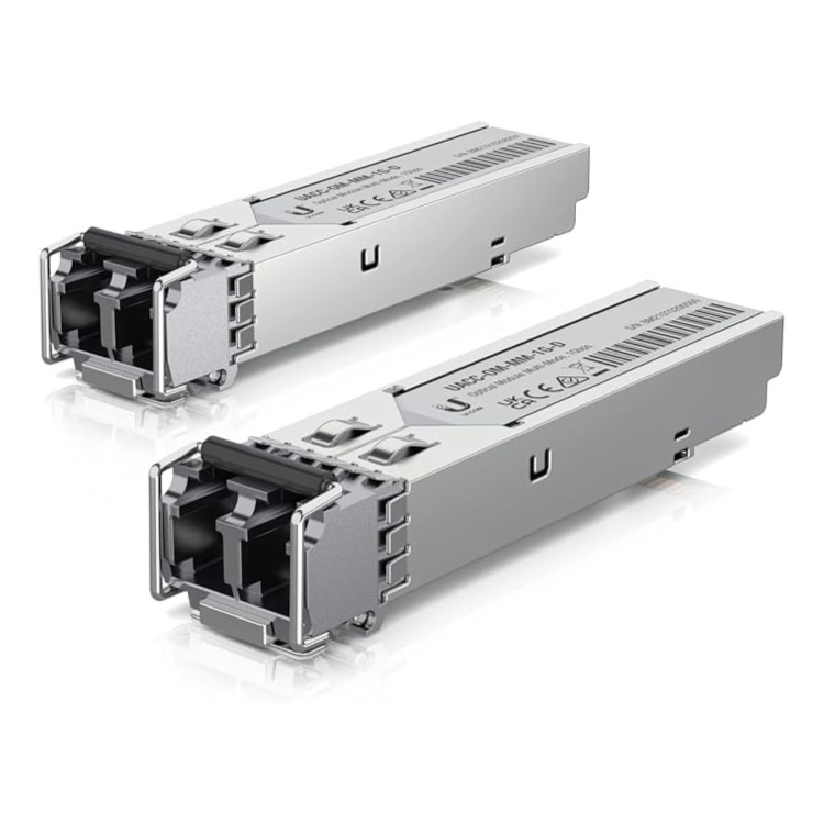 Ubiquiti UACC-OM-MM-1G-D Gigabit Multimode Fibre SFP Transceiver - 20 Pack