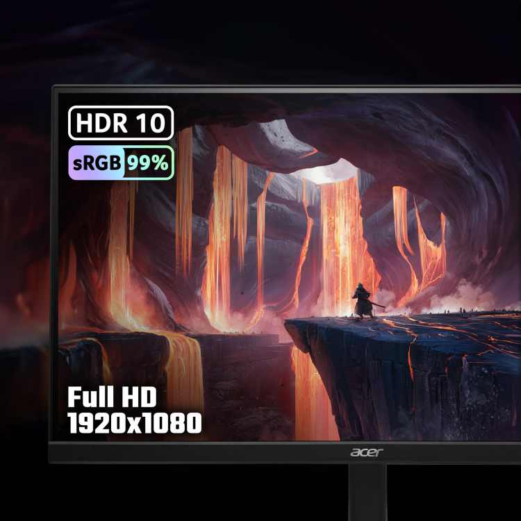 Refurbished Acer Nitro QG271X1 27" IPS Full HD 200Hz 0.5ms Gaming Monitor