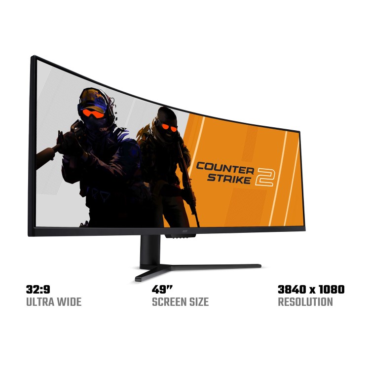 Acer Nitro EI491CRP 49" Dual Full HD 144Hz FreeSync Curved Gaming Monitor