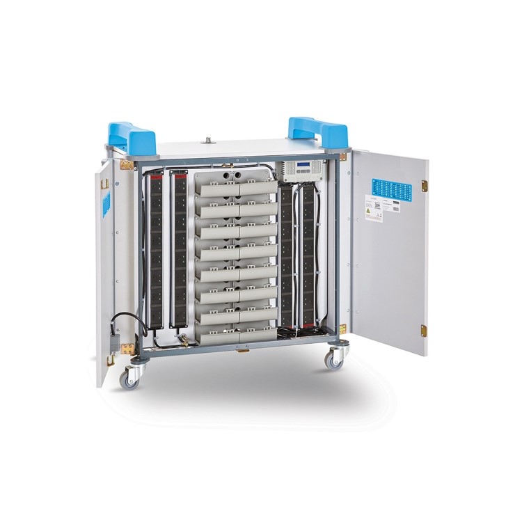 LapCabby UniCabby 32H 32 Laptops or Chromebooks and Tablets up to 14" Charging Trolley