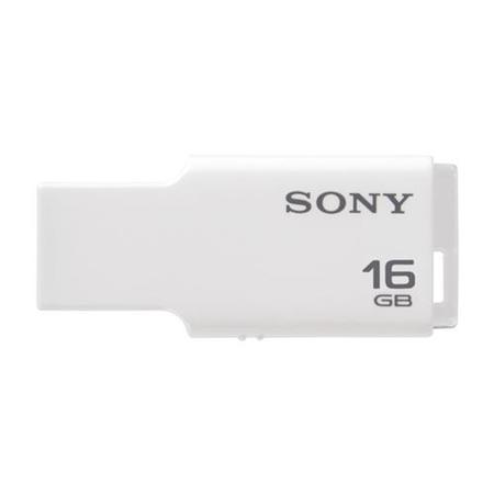 Sony Micro Vault Style - USB flash drive - 16 GB - USB 2.0 - White