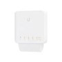 Ubiquiti UniFi Switch USW-FLEX 4-Port x 10/100/1000 PoE + 1 x 10/100/1000 PoE L2 Wall Mountable Managed Switch