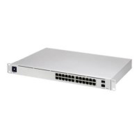 Box Opened UniFi Switch PRO 24 24-port switch with 24 Gigabit RJ45 ports and 2 10G SFP+ ports. Powerful second-generation UniFi switching