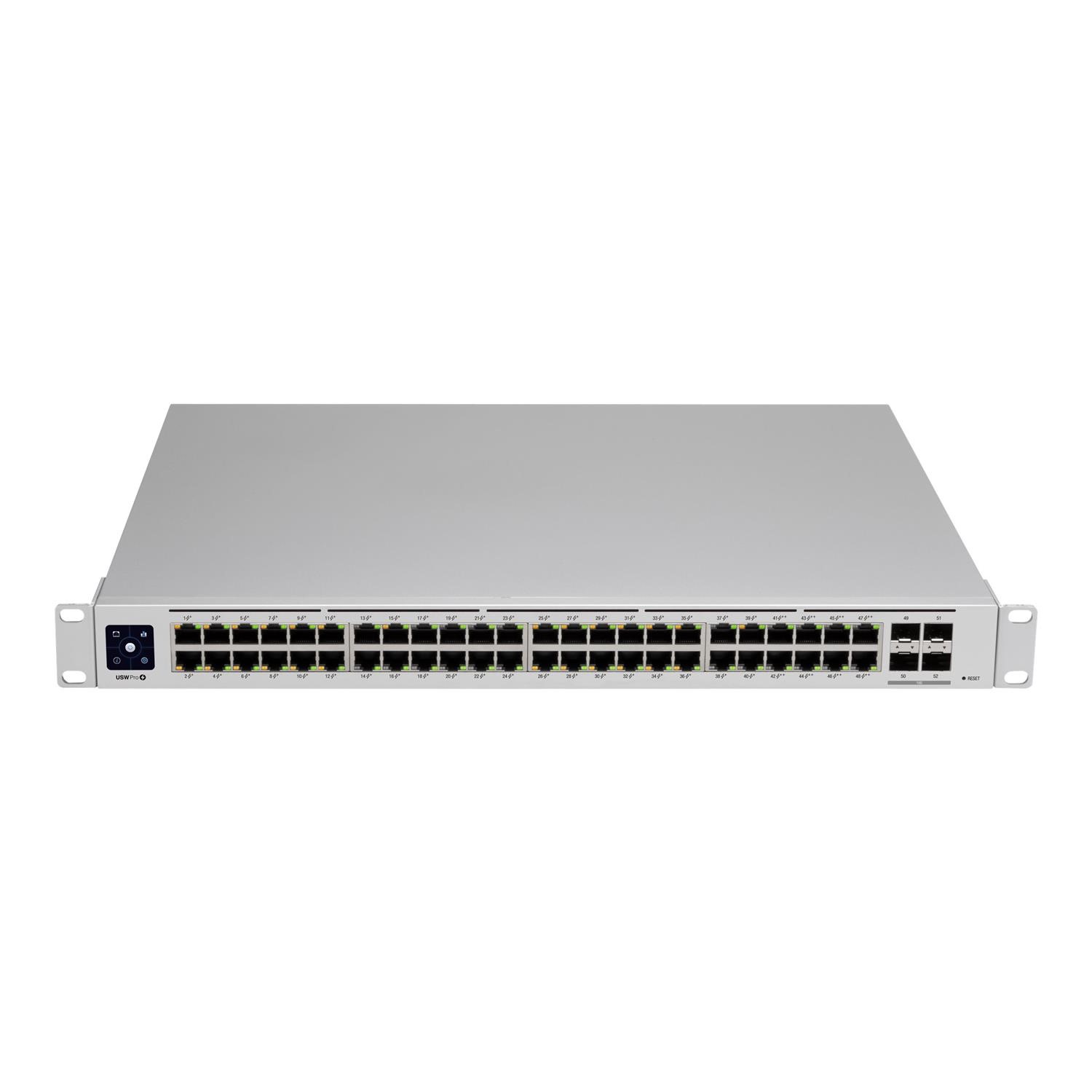 Ubiquiti Networks UniFi Pro 48-Port PoE Managed L2/L3 Gigabit Ethernet 10/100/1000 Silver 1U Power over Ethernet PoE