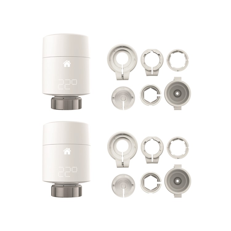 tado° Add-on Smart Radiator Thermostat Vertical Mounting Duo Pack