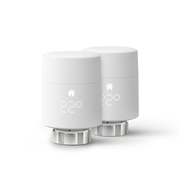 tado° Add-on Smart Radiator Thermostat Vertical Mounting Duo Pack