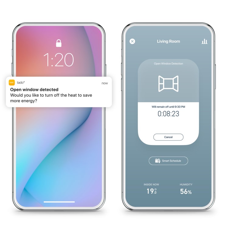 tado° Add-on Smart Radiator Thermostat Vertical Mounting Duo Pack