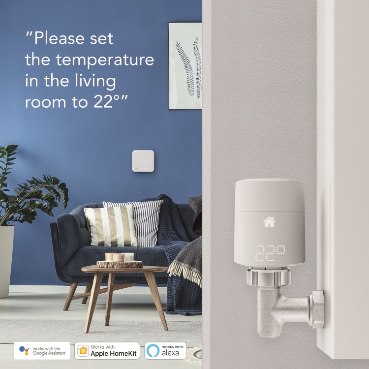 tado° Add-on Smart Radiator Thermostat Vertical Mounting Duo Pack