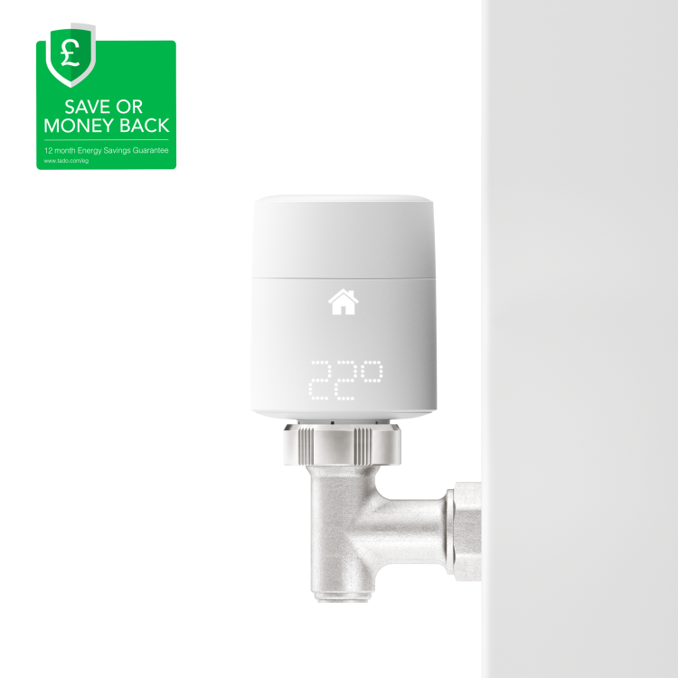 tado° Add-on Smart Radiator Thermostat Vertical Mounting Duo Pack