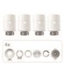 tado° Add-on Smart Radiator Thermostat Vertical Mounting Quattro Pack