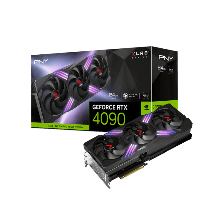 PNY NVIDIA GeForce RTX 4090 24GB 2235 MHz GDDR6X Graphics Card