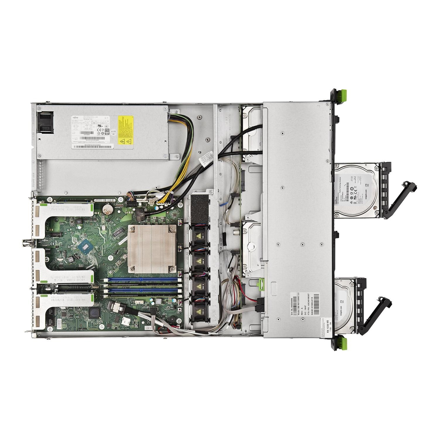 Fujitsu RX1330M3 intel Xeon E3-1220v6 8GB SFF Rack Server on
