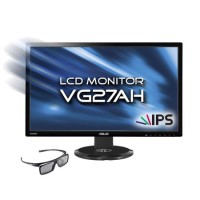 ASUS VG27AH 27" Wide IPS Black Multimedia 3D Monitor 1920x1080 5ms VGA 2 x HDMI DVI